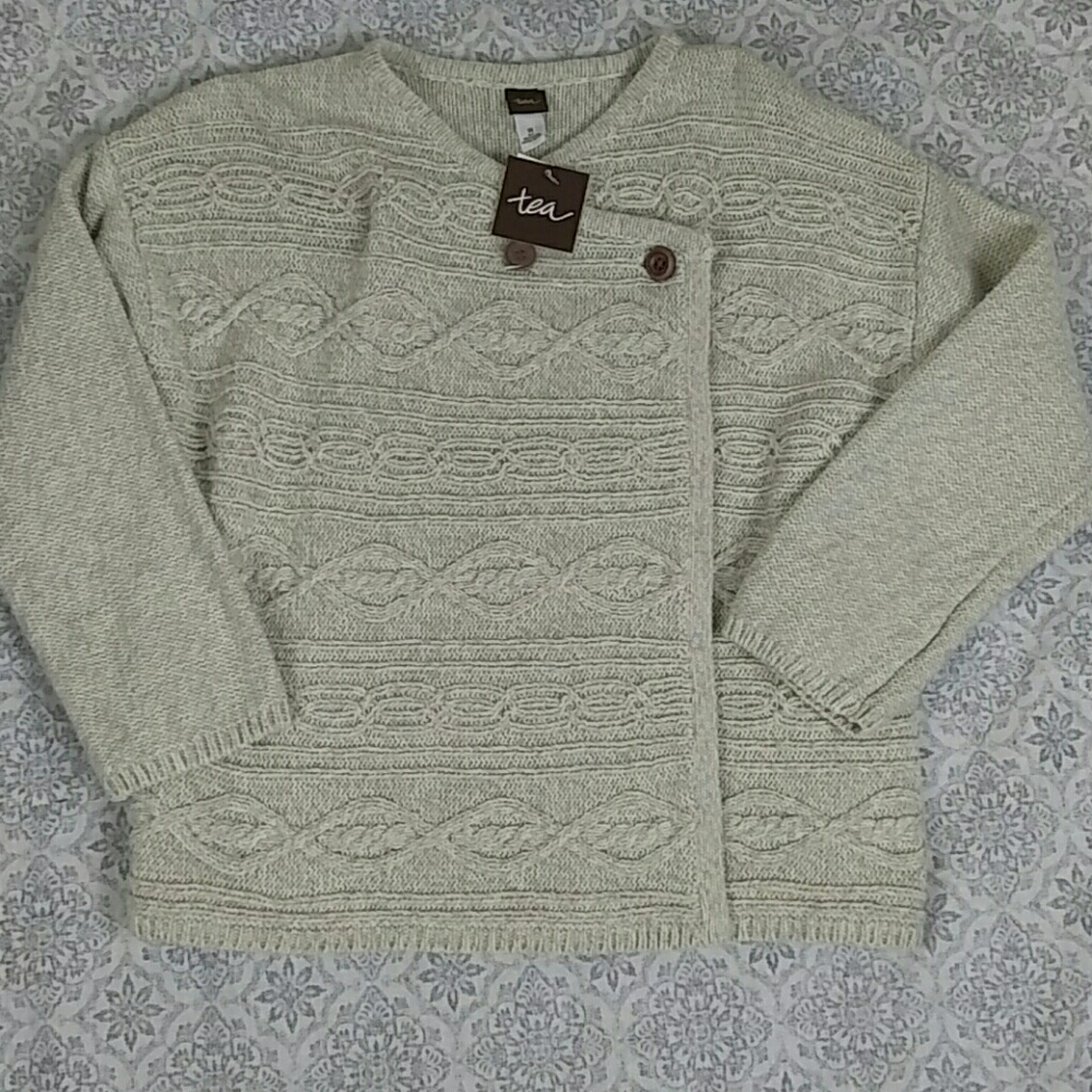☕🌼 Tea Catriona 1 Button Cardigan